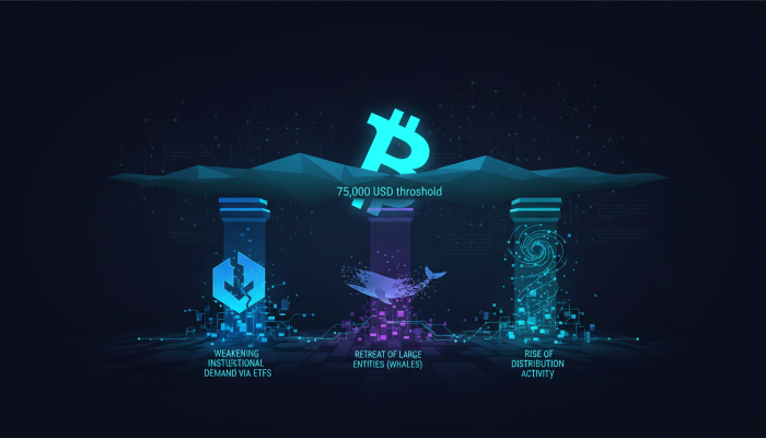 Bitcoin Dưới Ngưỡng 75.000 USD: Sự Suy Giảm Của Dòng Vốn Tổ Chức Và Nguy Cơ Bước Vào Giai Đoạn Hạ Nhiệt Cấu Trúc